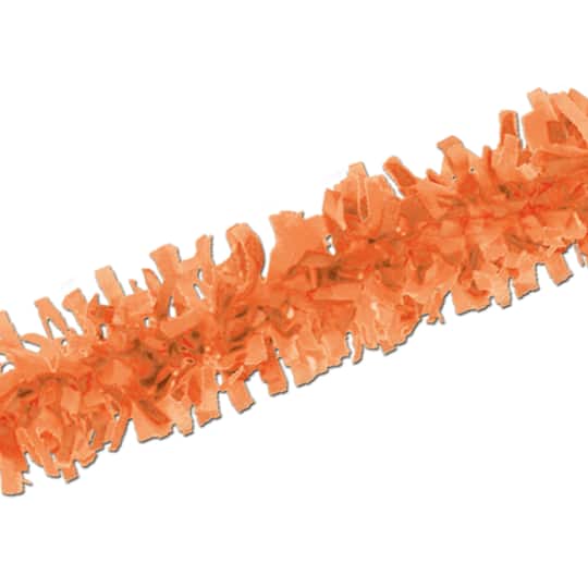 Beistle 25ft. Orange Tissue Festooning, 2ct.